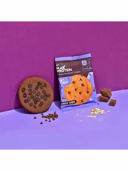 Rite Bite Max Protein Cookies Choco Chips (55 G)-1