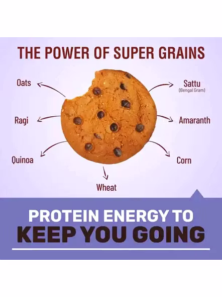 Rite Bite Max Protein Cookies Choco Chips (55 G)-2