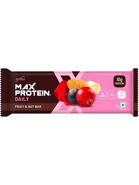 Rite Bite Max Protein Fruit N Nuts 10G Protein (50 G)-2332
