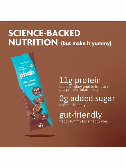 Phab Protein Bar Chocolate Brownie (35 G)-2342