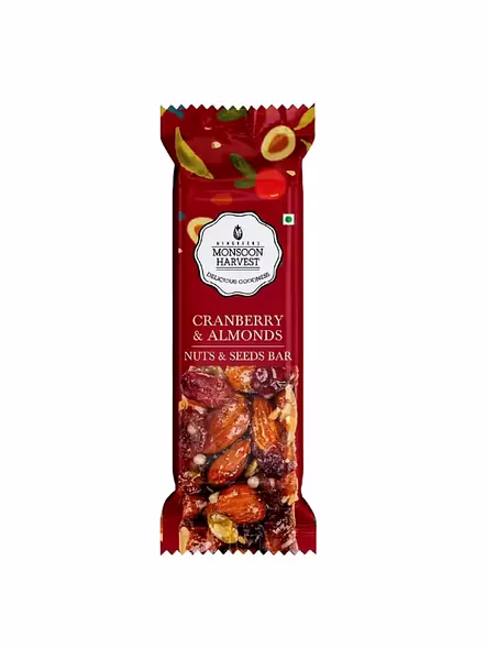 Monsoon Harvest Cranberry N Orange Energy Bar (40 G)-2354