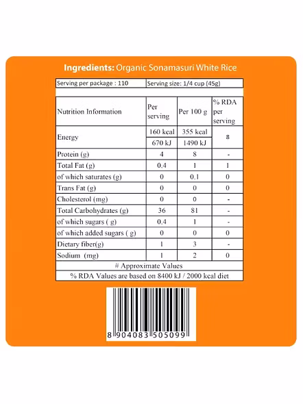 24 Mantra Sonamasuri White Rice (1 Kg)-2