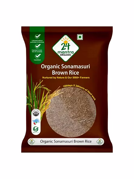 24 Mantra Sonamasuri Brown Rice (1 Kg)-2358