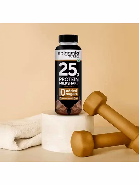 Epigamia Turbo 25G Protien Milkshake Chocolate (250 Ml)-2