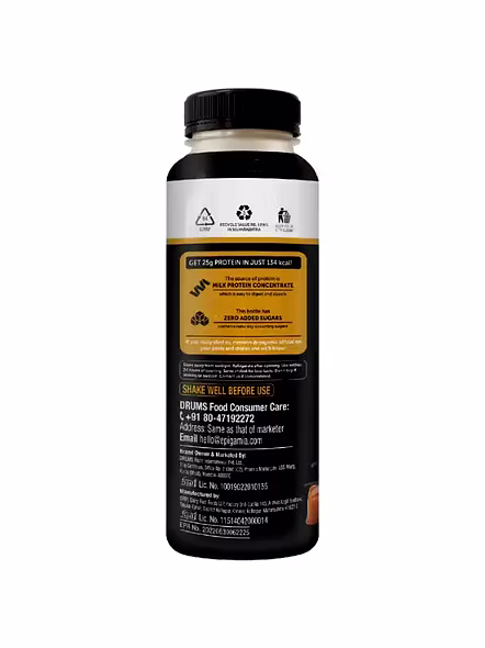 Epigamia Turbo 25G Protein Milkshake Caramel (250 Ml)-1