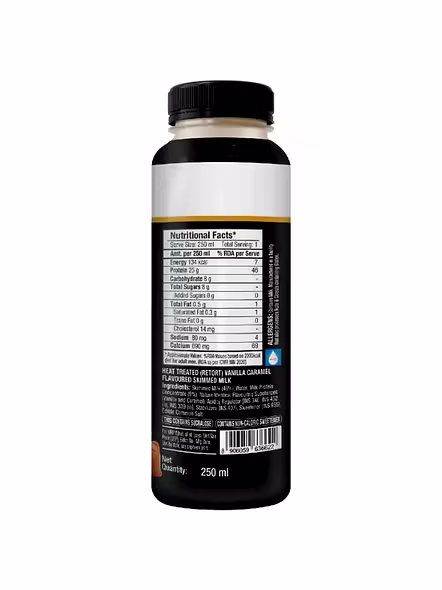 Epigamia Turbo 25G Protein Milkshake Caramel (250 Ml)-2