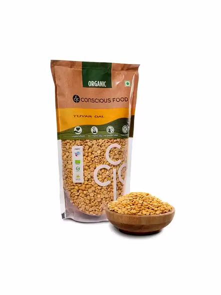 Conscious Food Tuvar Dal (500 G)-2