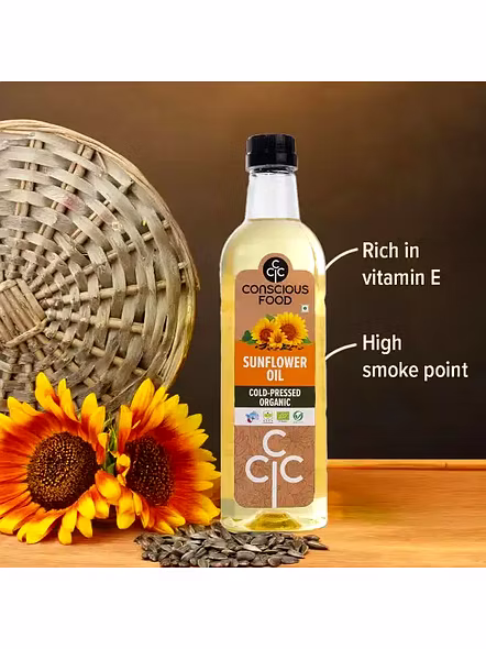 Conscious Food Sunflower Oil (1 Lt)-2