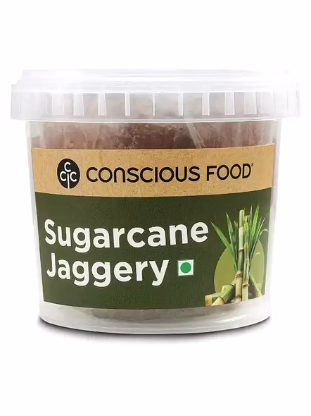 Conscious Food Sugarcane Jaggery (950 G)-2369