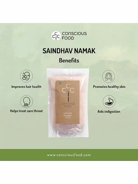Conscious Food Rock Salt Sindav (1 Kg)-2