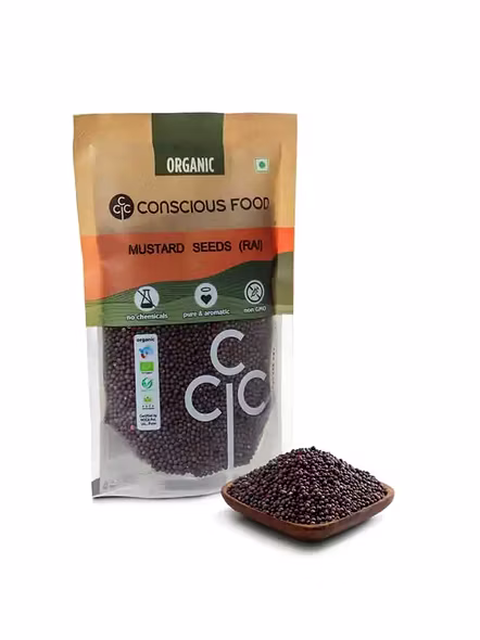 Conscious Food Rai Mustard Seed (100 G)-2