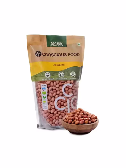 Conscious Food Peanut Organic (500 G)-2378