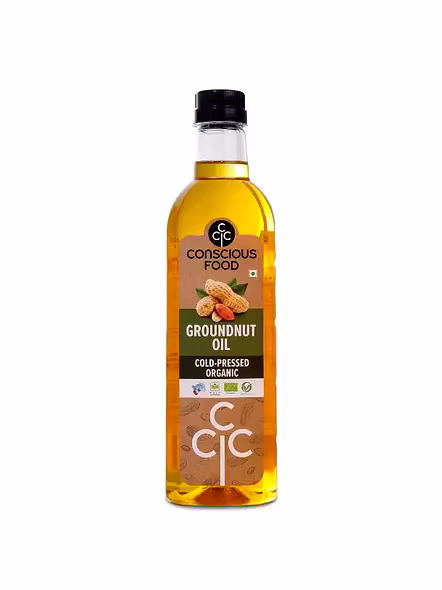 Conscious Food Groundnut Oil (1 Lt)-2389