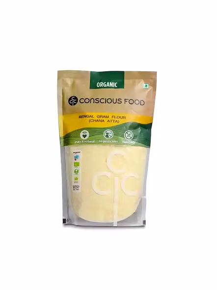 Conscious Food Chana Atta (500 G)-2394