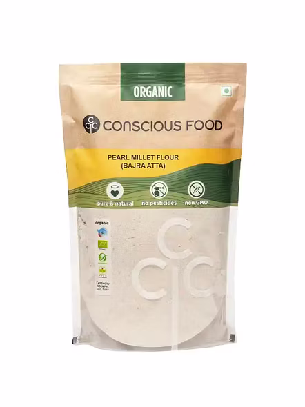 Conscious Food Bajri Atta (500 G)-2396