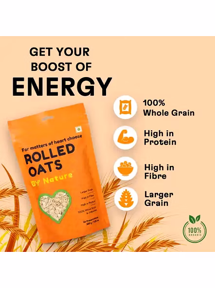 By Nature Rolled Oats (200 G)-3