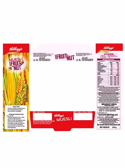 Kelloggs Muesli Fruit Nut (250 G)-3