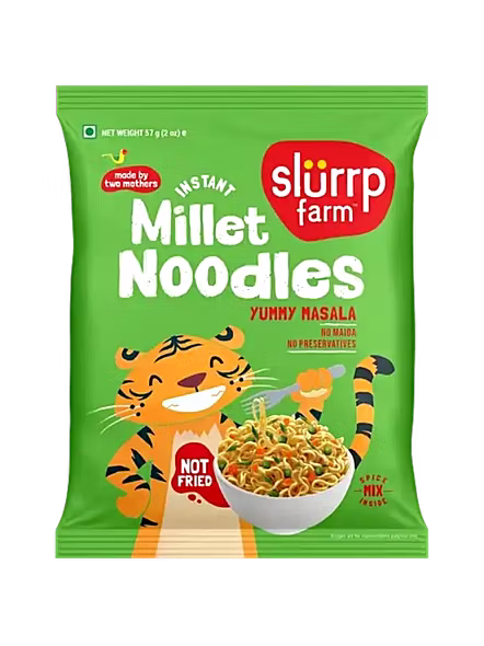 Slurrp Farm Millet Yummy Masala Noodles (57 G)-2411