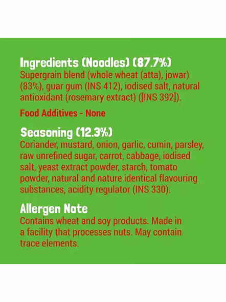 Slurrp Farm Millet Yummy Masala Noodles (57 G)-1