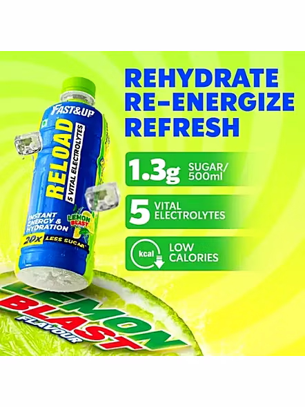 Fast&amp;Up Reload Energy Drink (500 Ml)-3