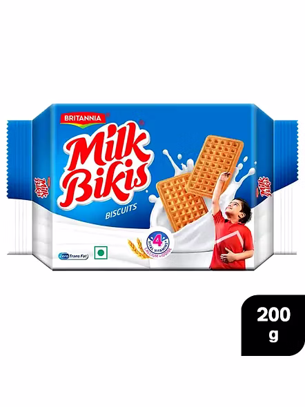 Britannia Milk Bikis Biscuits (200 G)-2438