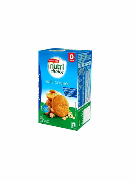 Britannia Nutri Choice Oats Cookies Biscuits (150 G)-1