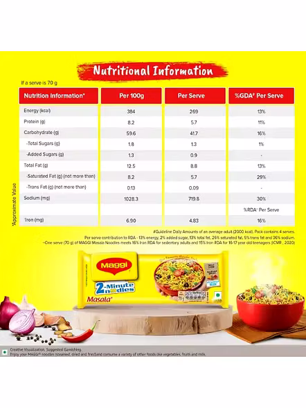 Maggi Masala Noodles (280 G)-1
