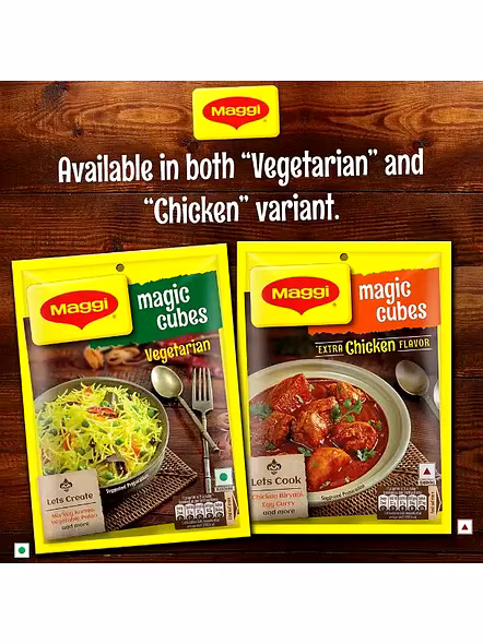 Maggi Cube Vegetarian Masala (40 G)-2