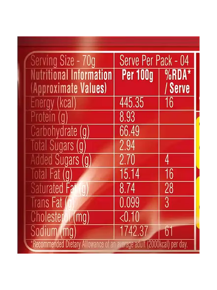 Nissin Top Ramen Veg Curry Noodles (280 G)-3