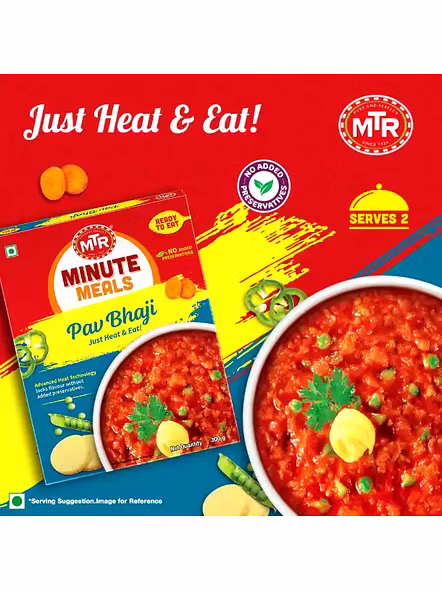 Mtr Rady To Eat Pav Bhaji (300 G)-1