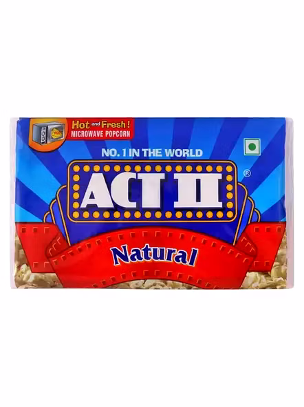 Act Ii Popcorn Natural Microwave (99 G)-2456