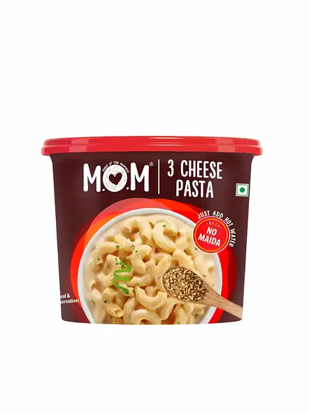 Mom Ready To Eat Pasta 3 Cheese (74 G)-2475