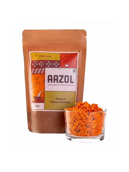 Aazol Solapuri Peanut Chutney (200 G)-2482