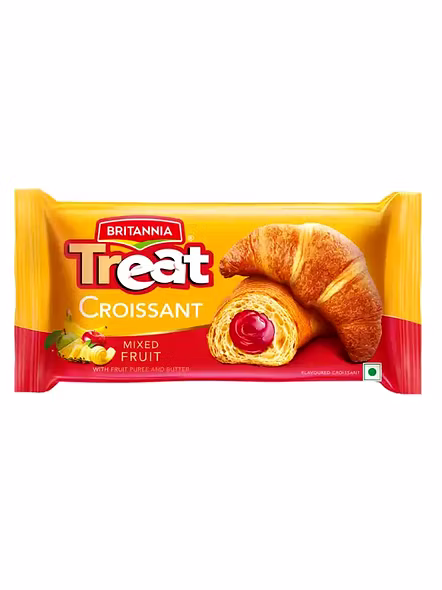 Britannia Treat Croissant Mixed Fruit (45 G)-2483