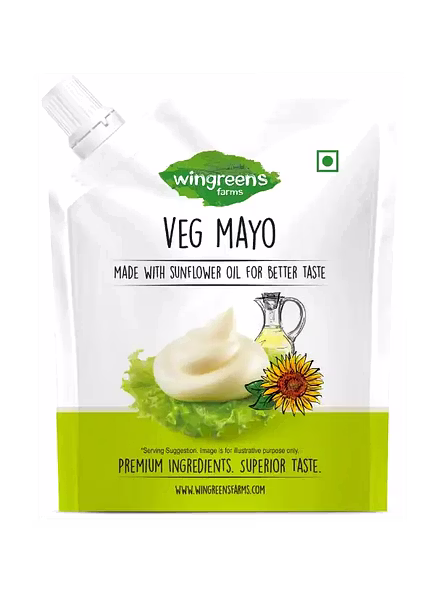 Wingreens Veg Mayonnaise Pouch (180 G)-1
