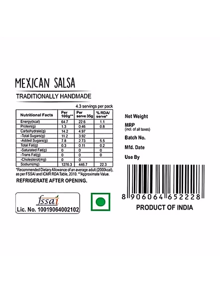 Wingreens Salsa Mexican Dip (180 G)-1