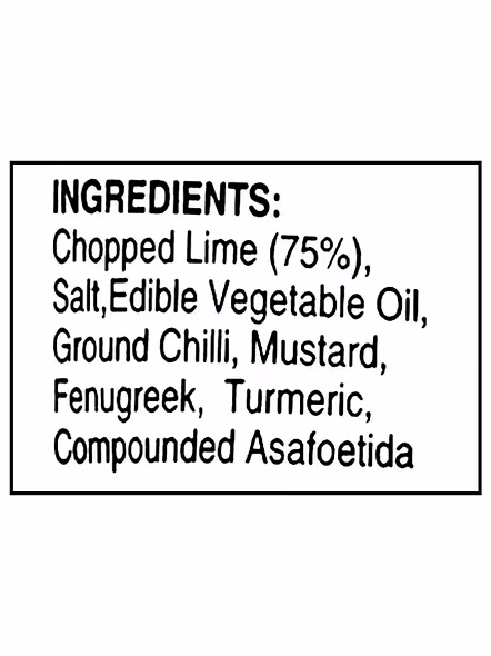 Bedekar Lime Pickle (200 G)-2