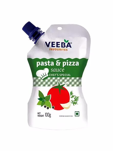 Veeba Pasta Pizza Sauce Pouch (100 G)-2517