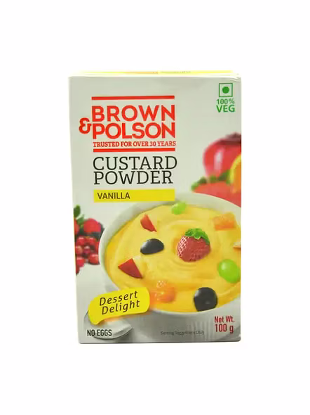 Brown N Polson Custard Powder (100 G)-2522