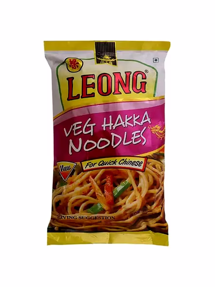 Leong Veg Hakka Noodles Whole Wheat (200 G)-2524