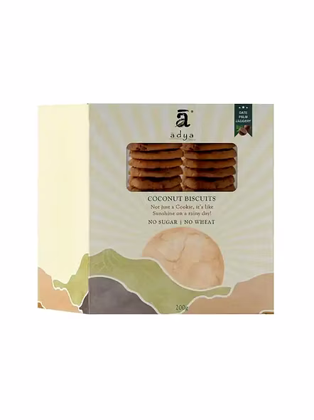 Adya Butter Coconut Cookies (250 G)-2525