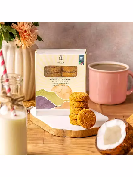 Adya Butter Coconut Cookies (250 G)-1