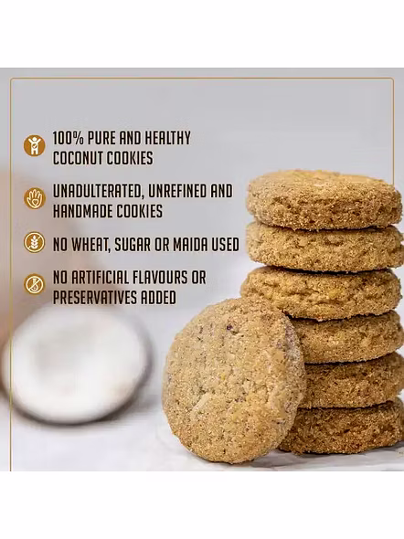 Adya Butter Coconut Cookies (250 G)-3