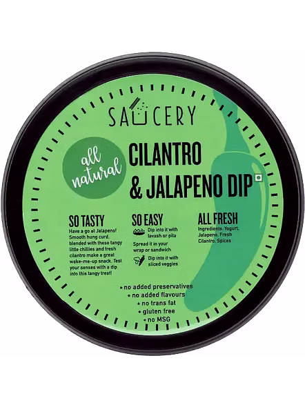 Saucery Cilantro N Jalapeno Dip (150 G)-2526