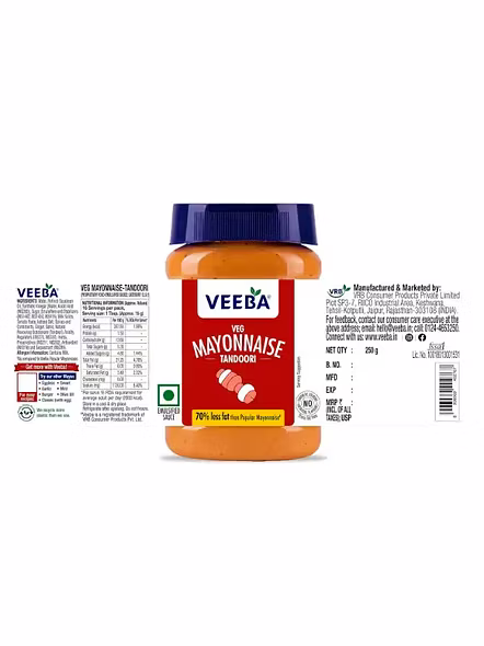 Veeba Tandoori Mayonnaise (275 G)-2