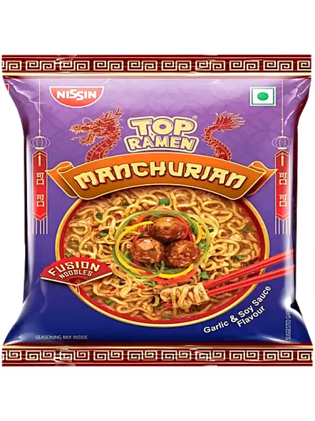 Nissin Top Ramen Manchurian Noodles (70 G)-2536