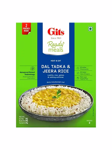 Gits Ready To Eat Jeera Rice Dal Tadka (375 G)-1