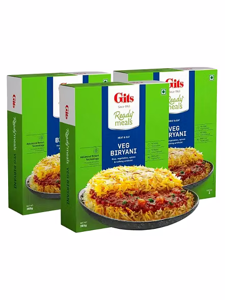 Gits Readt To Eat Veg Biryani (265 G)-2544