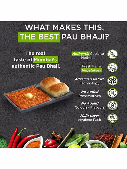 Gits Ready To Eat Pav Bhaji (300 G)-3