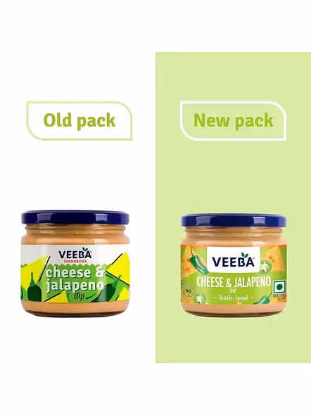 Veeba Cheese Jalapeno Dip (300 G)-1